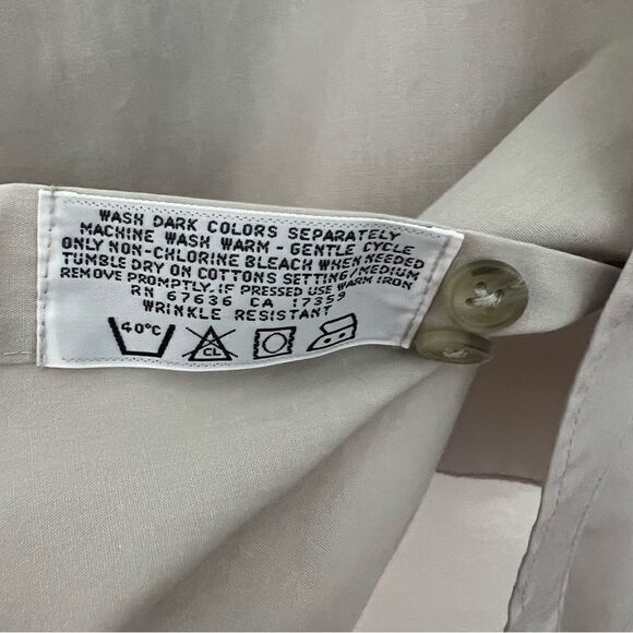 Yves Saint Laurent’s Men’s Button Down Collared Shirt Size 17.5 34-35 - Picture 5 of 10